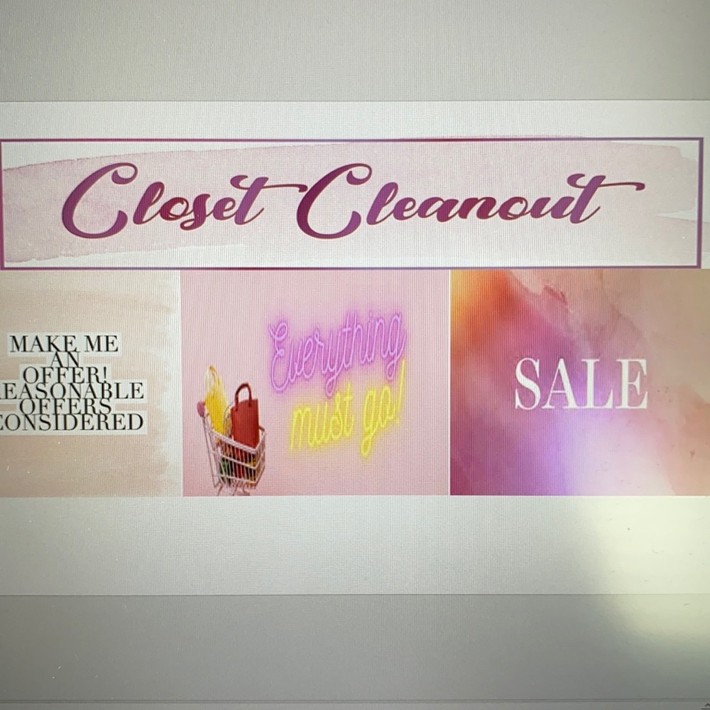 Closet Clear Out!!!!!!!!!